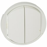 CELIANE - kryt 2p. vypínača, biely