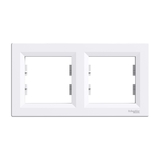 ASFORA - rámik 2p, biely,vodorovný