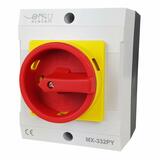 Vypínač vačkový (ON-OFF) - MX žlt/čer - 63A