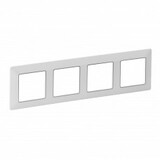 VALENA life - 4p rámik, biely + chróm