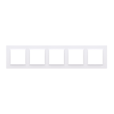 SIMON10 - rámik 5P, biely
