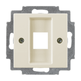 BASIC55 - kryt dát. zásuvky, slonová kosť