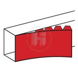 Kryt PVC žľabu DLP Legrand 85mm