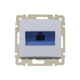 VALENA - zásuvka FTP KAT6, hliník