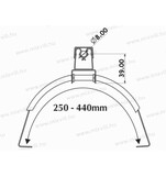 Podpera PV15 UNI - so strunou