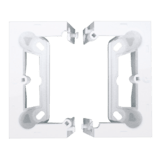 SIMON10 - Krabica pre povrchovú montáž 1- násobná, biela
