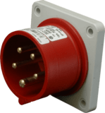 Vidlica panelová 16A 5p, IP44, IRRN1653