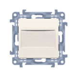 SIMON10 - záslepka, krémová