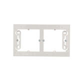 SIMON54 - Krabica pre povrchovú montáž 2- násobná, biela