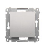 SIMON54 - vypínač č.:1, strieb. mat.metal.