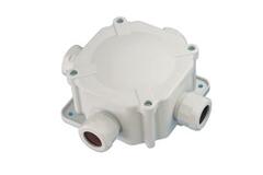 Krabica rozvodka plastová - 6455-27 P sivá