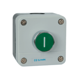 Tlačidlo v krabici  IP44 zelené