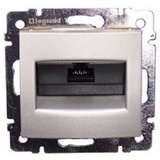 VALENA - zásuvka dátová RJ45, hliník