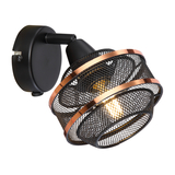 Nástenné svietidlo BELLONA - čierna,E14,IP20 - 54020-1