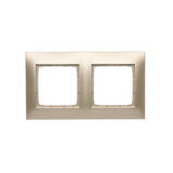 Simon54 Premium - Rámček 2- násobný, zlatý matný