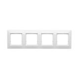 Simon54 Premium - Rámček 4- násobný, biely