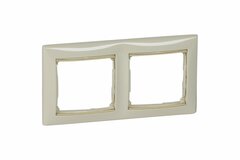 VALENA - rámik 2P, béžový + zlato