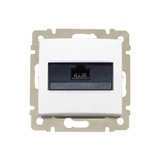 VALENA - zásuvka dátová RJ45, biela